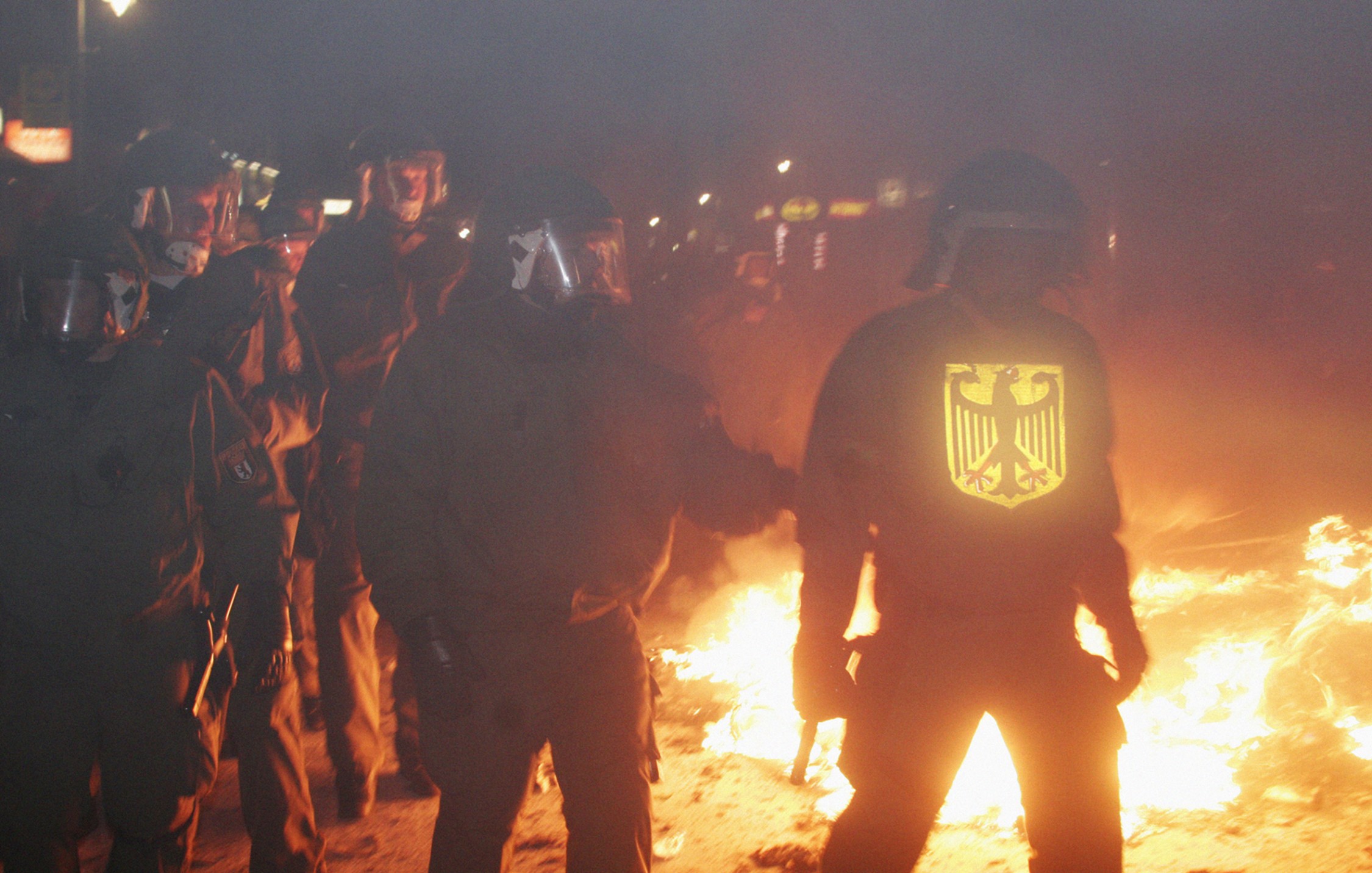 Fulguration #5 (May Day Riot Police)