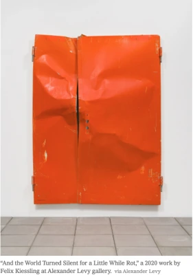 Felix Kiessling with “Taumel” in New York Times article