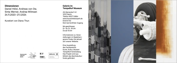 Sinta Werner at Galerie im Tempelhof Museum